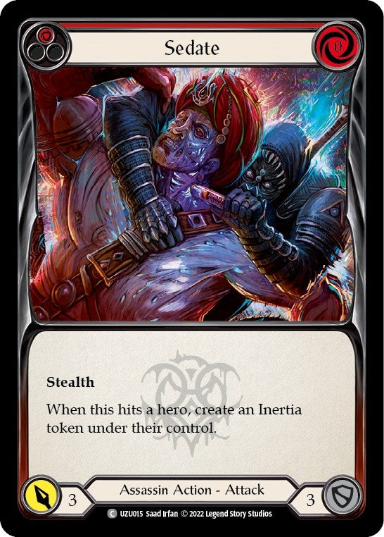 Sedate (Red) (15) - Flesh and Blood TCG Single