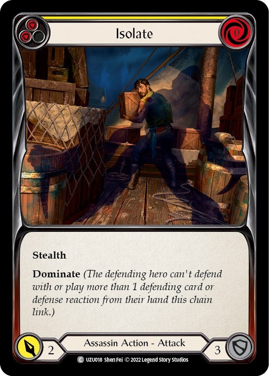 Isolate (Yellow) (18) - Flesh and Blood TCG Single