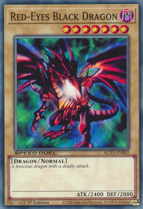 Red-Eyes Black Dragon (302) (SGX3) - YuGiOh Single