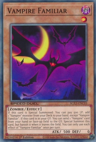 Vampire Familiar (303) (SGX3) - YuGiOh Single