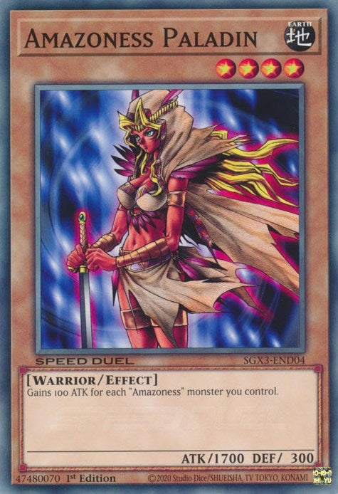 Amazoness Paladin (304) (SGX3) - YuGiOh Single