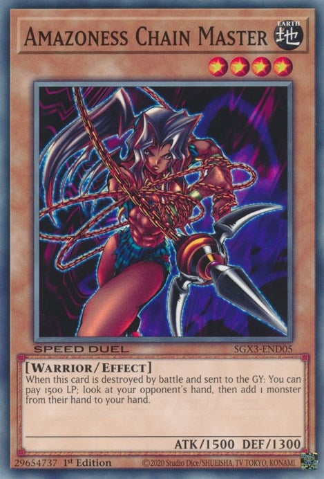 Amazoness Chain Master (305) (SGX3) - YuGiOh Single