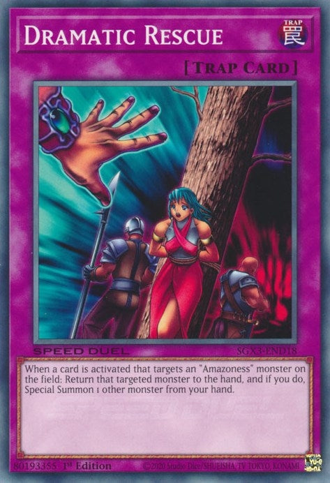Dramatic Rescue (318) (SGX3) - YuGiOh Single