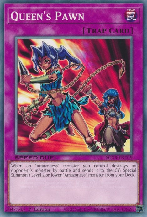 Queen’s Pawn (319) (SGX3) - YuGiOh Single