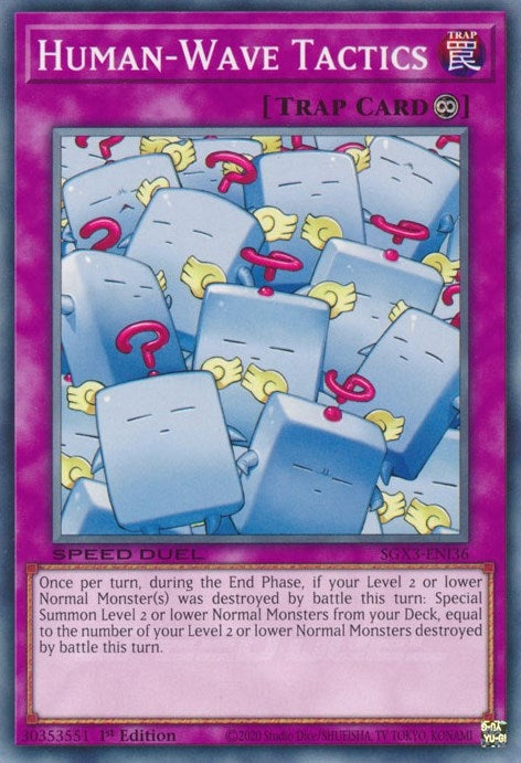 Human-Wave Tactics (336) (SGX3) - YuGiOh Single