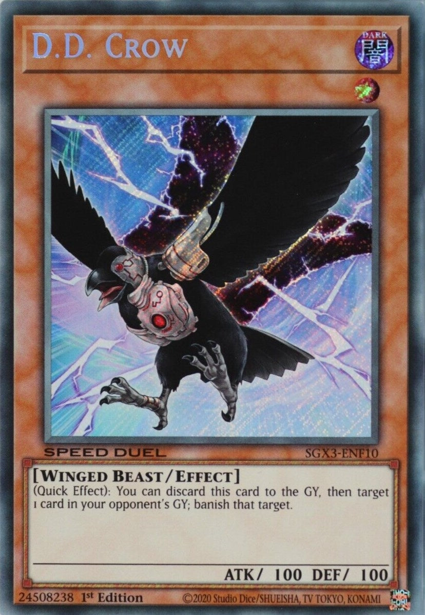 D.D. Crow (Secret Rare) (310) (SGX3) - YuGiOh Single