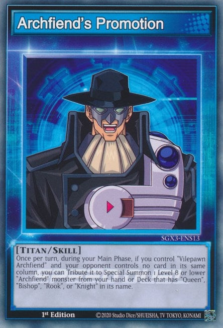 Archfiend’s Promotion (313) (SGX3) - YuGiOh Single