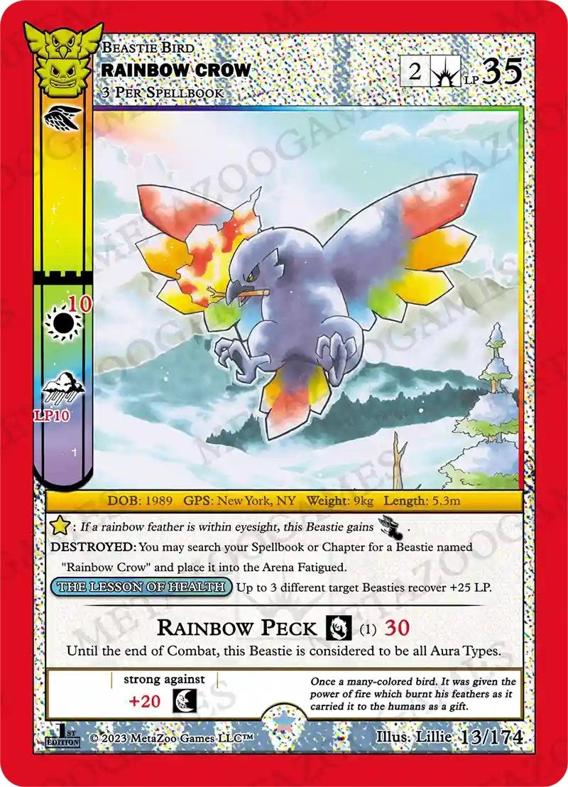 Rainbow Crow (13) (NATFE) - MetaZoo Single