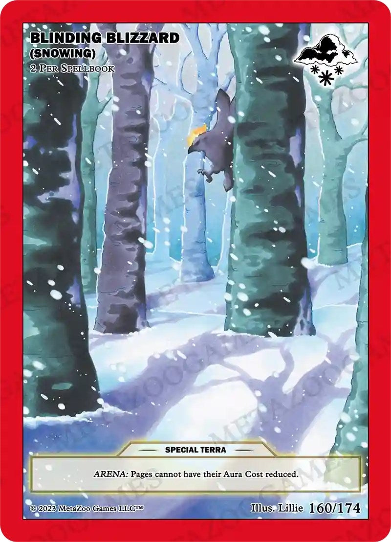 Blinding Blizzard (Snowing) (160) (NATFE) - MetaZoo Single