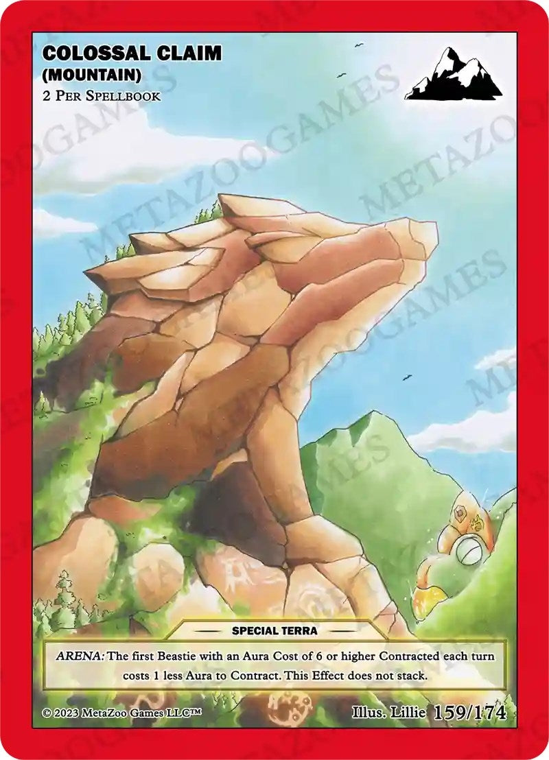 Colossal Claim (Mountain) (159) (NATFE) - MetaZoo Single
