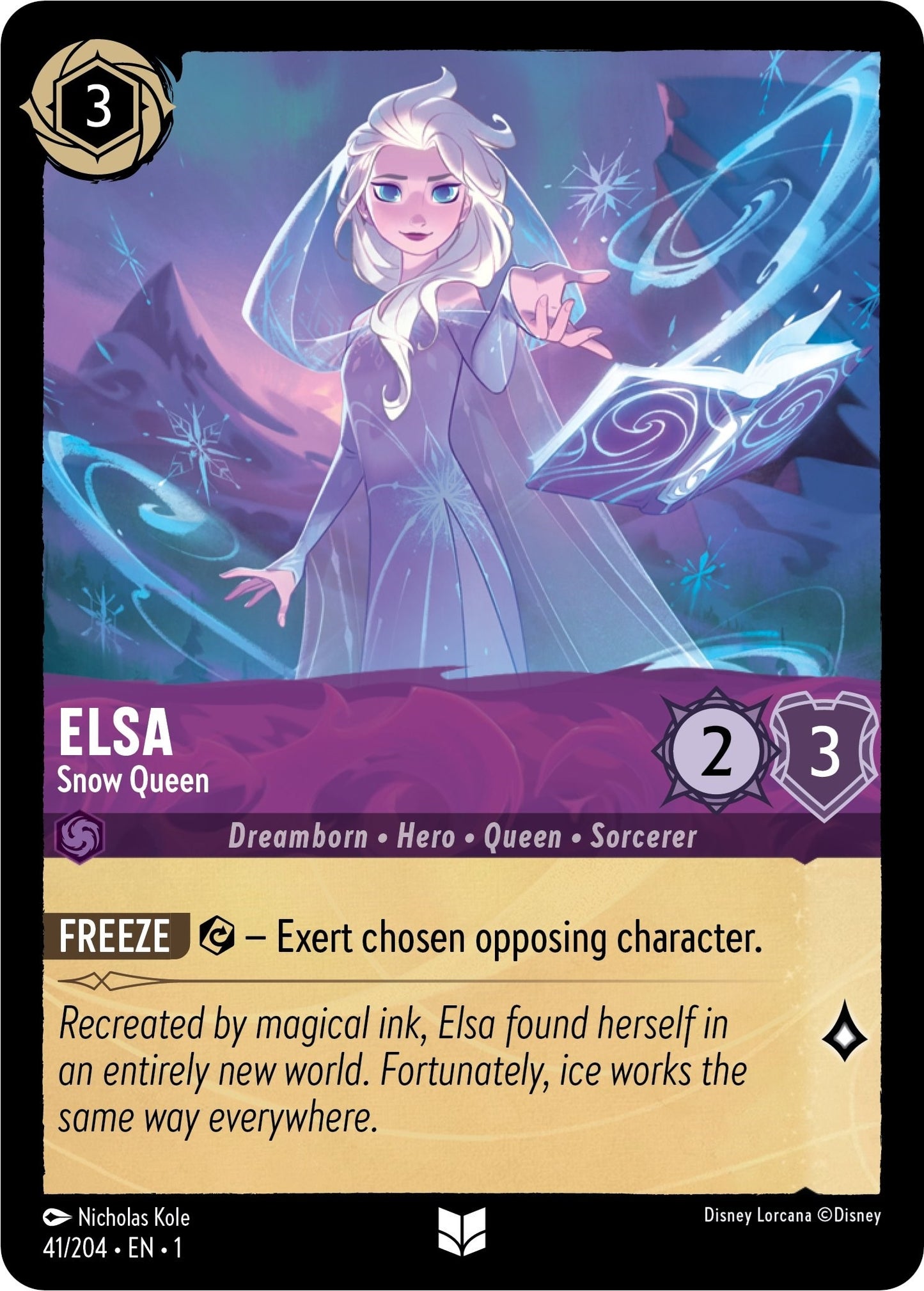 Elsa - Snow Queen (41) (1) - Disney Lorcana Single