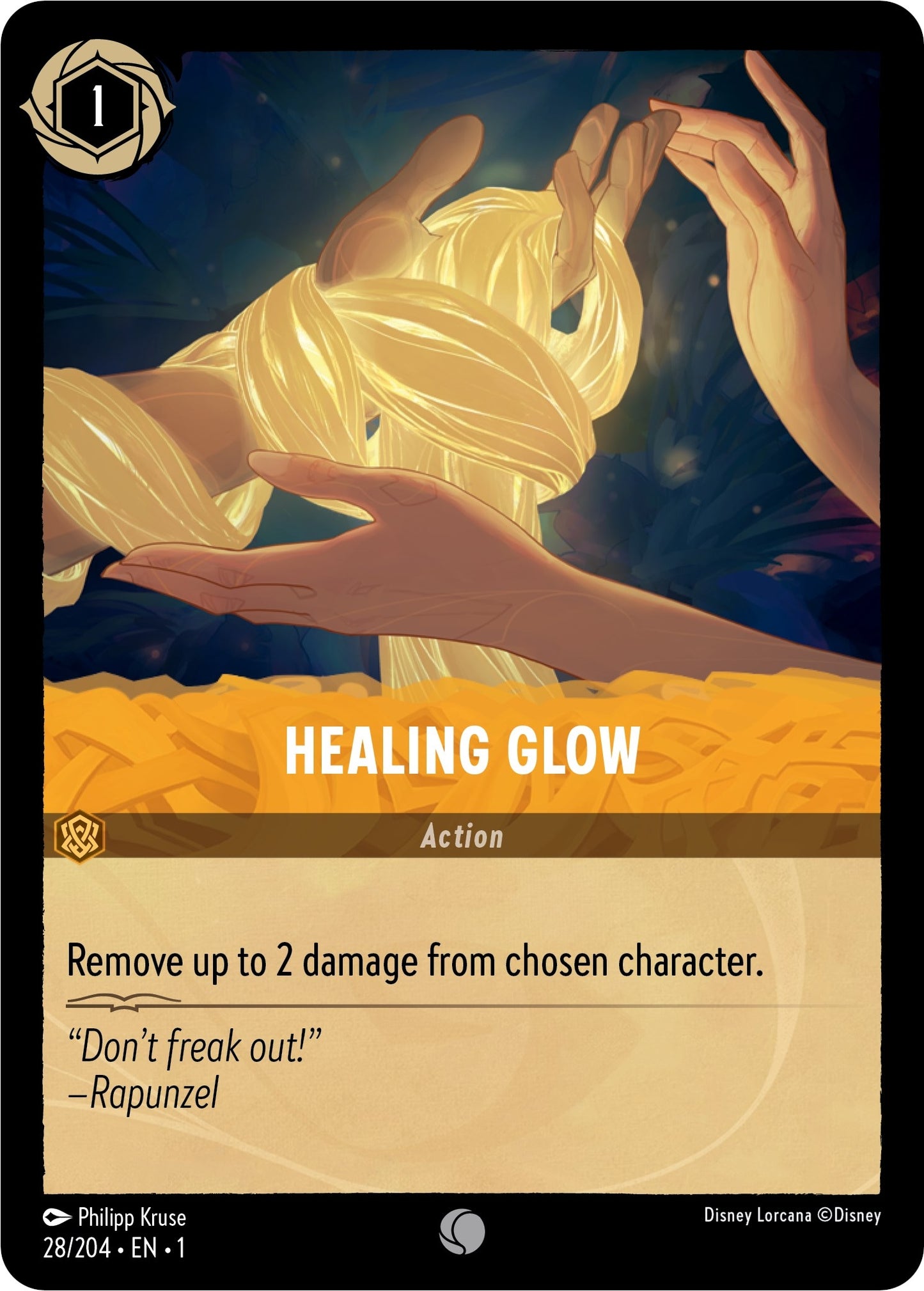Healing Glow (28) (1) - Disney Lorcana Single