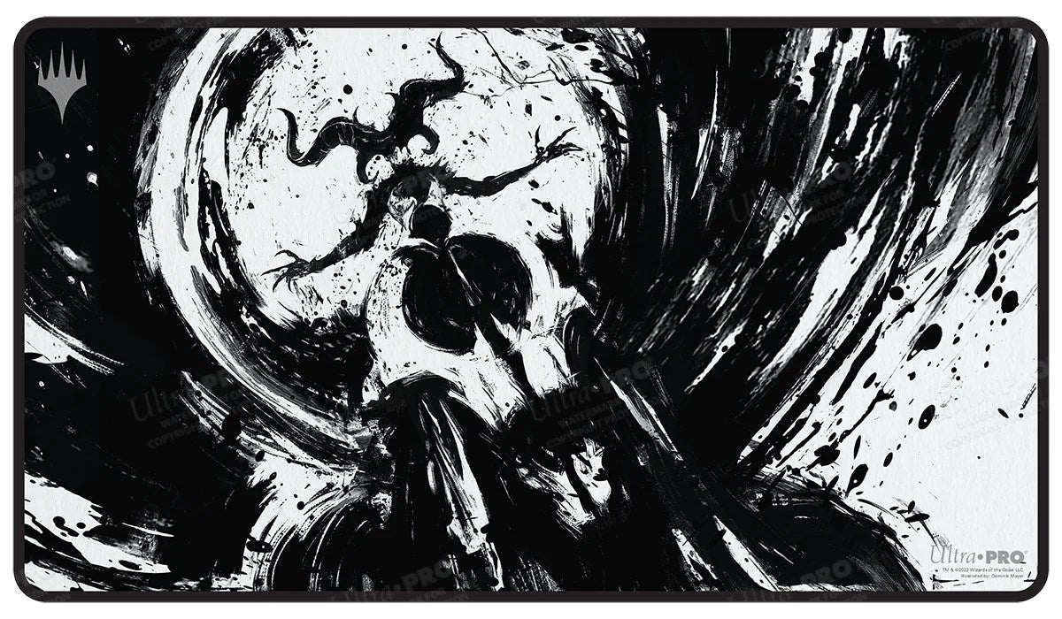 March of the Machine Sheoldred Black Stitched Standard Gaming Playmat for Magic: The Gathering - Playmats Sealed