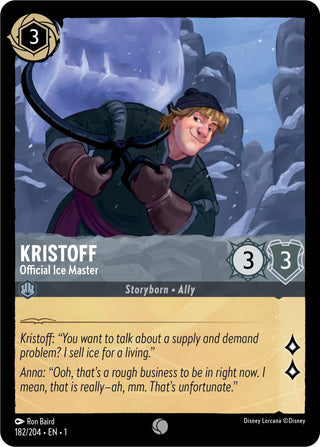 Kristoff - Official Ice Master (182) (1) - Disney Lorcana Single