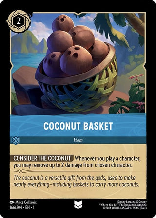 Coconut Basket (166) (1) - Disney Lorcana Single