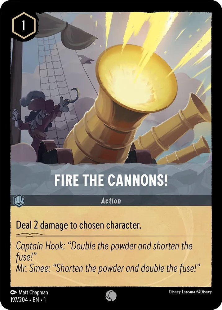 Fire the Cannons! (197) (1) - Disney Lorcana Single