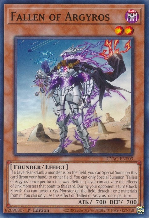 Fallen of Argyros (9) (CYAC) - YuGiOh Single