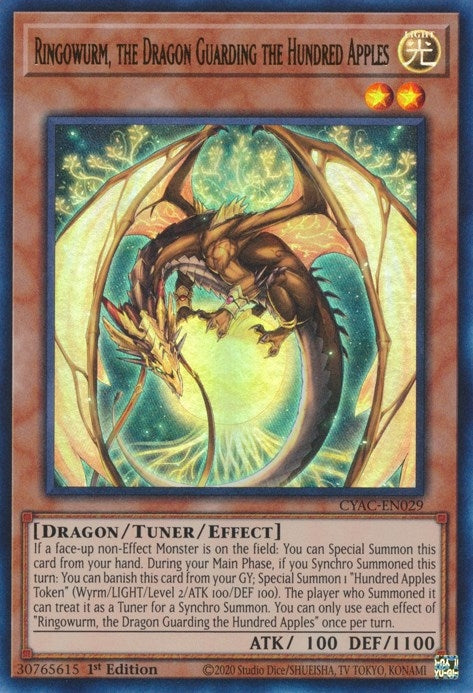 Ringowurm the Dragon Guarding the Hundred Apples (29) (CYAC) - YuGiOh Single