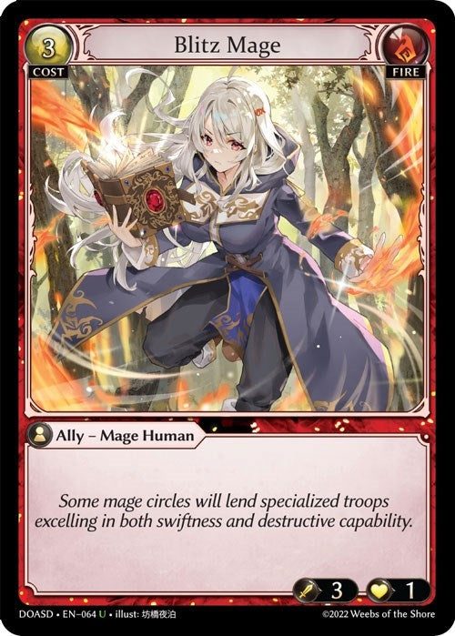 Image for Blitz Mage (064) (Dawn of Ashes Starter Decks) - Grand Archive TCG
