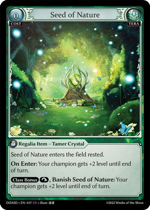 Image for Seed of Nature (037) (Dawn of Ashes Starter Decks) - Grand Archive TCG