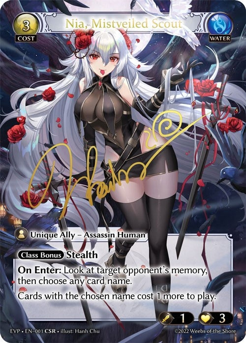 Image for Nia, Mistveiled Scout (001) (Dawn of Ashes Event Pack) - Grand Archive TCG