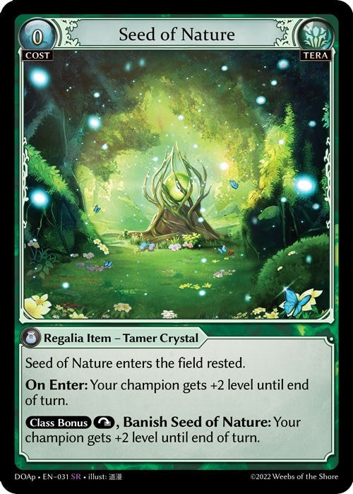 Image for Seed of Nature (031) (Dawn of Ashes Prelude) - Grand Archive TCG