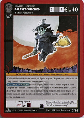 Salem’s Witches (5) (SCE1E-RE) - MetaZoo Single