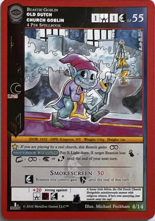 Old Dutch Church Goblin (4) (SCE1E-RE) - MetaZoo Single
