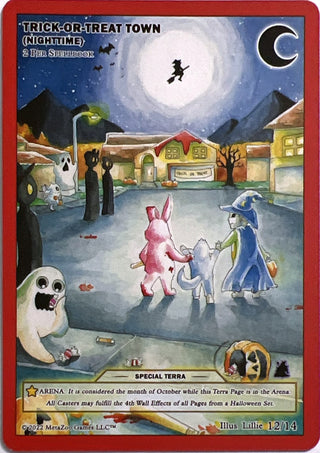 Trick-or-Treat Town (Nighttime) (12) (SCE1E-RE) - MetaZoo Single