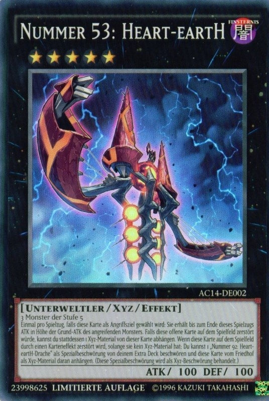 Number 53: Heart-eartH (German) - ’Nummer 53: Heart-eartH’ (14002) (AC14) - YuGiOh Single