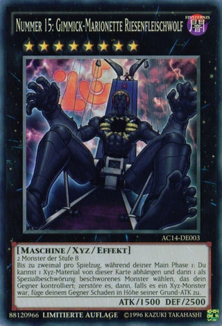 Number 15: Gimmick Puppet Giant Grinder (German) - ’Nummer 15: Gimmick-Marionette Riesenfleischwolf’ (14003) (AC14)