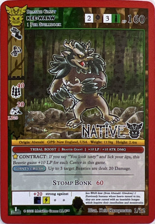 Kee-Wakw (1) (NATFE-RE) - MetaZoo Single