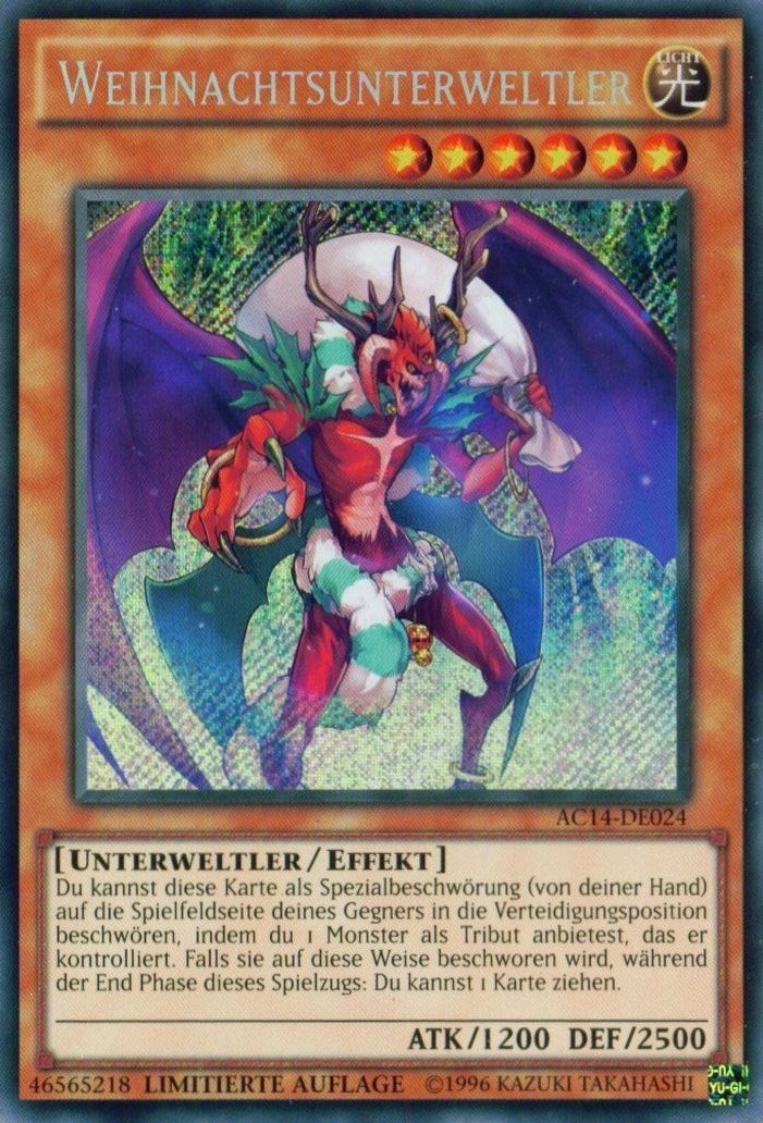 Santa Claws (German) - ’Weihnachtsunterweltler’ (14024) (AC14) - YuGiOh Single