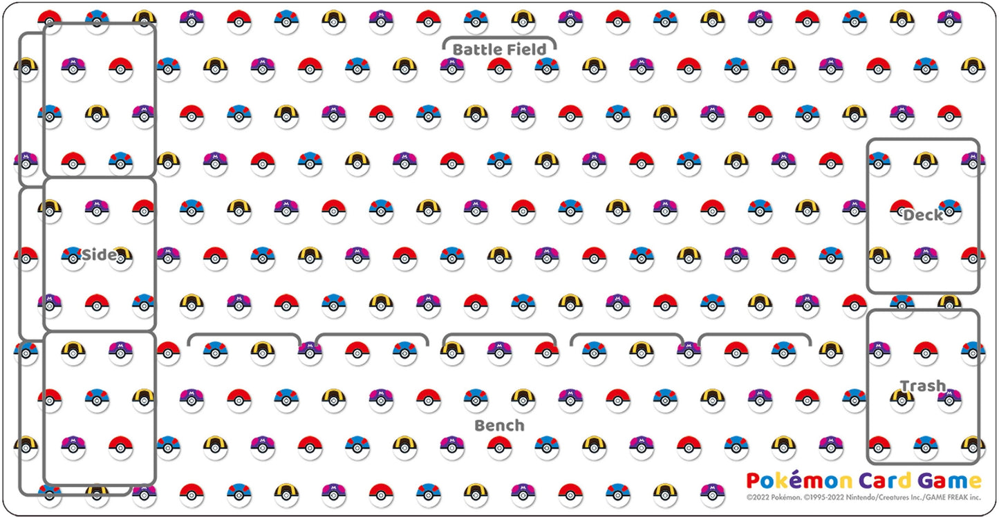 Pokemon TCG: Pokemon Center Japan Exclusive Monster Ball Design Playmat - Playmats Sealed