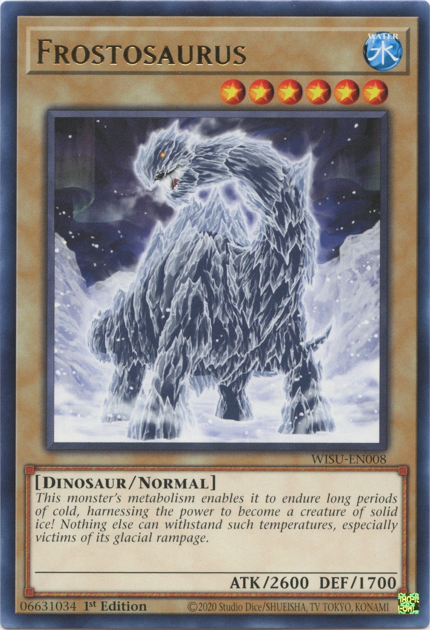 Frostosaurus (8) (WISU) - YuGiOh Single
