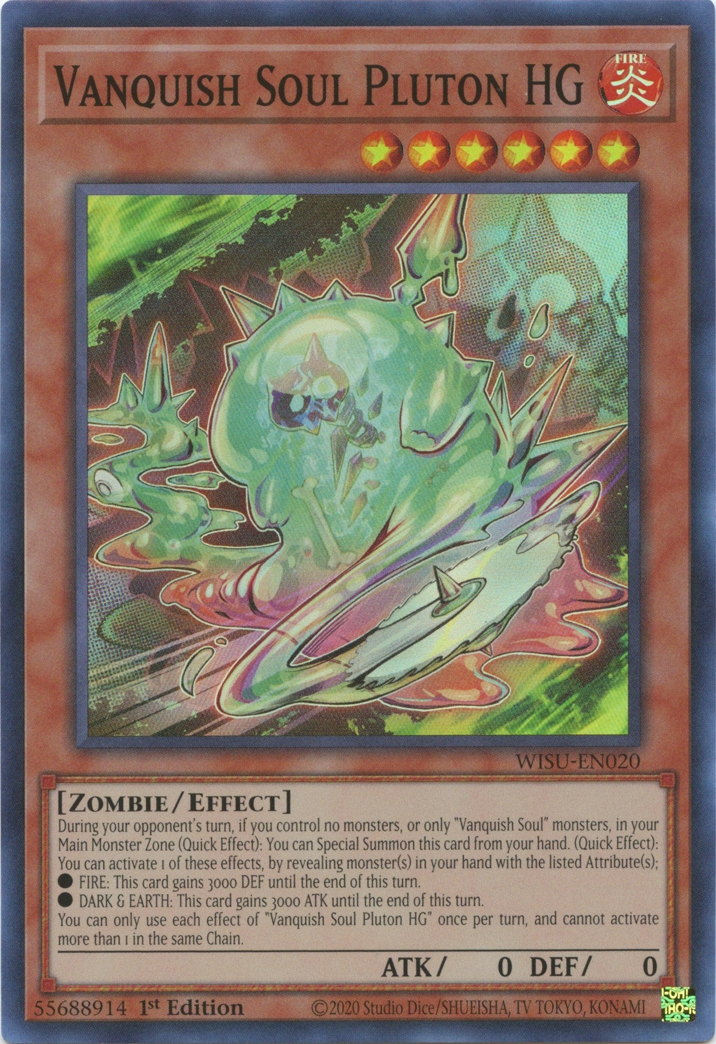 Vanquish Soul Pluton HG (20) (WISU) - YuGiOh Single
