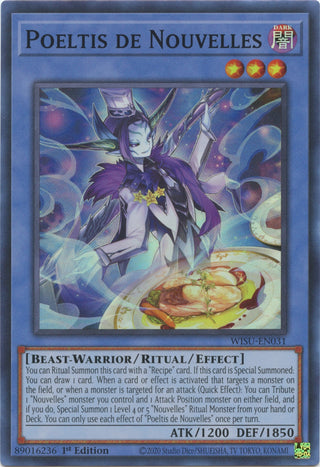 Poeltis de Nouvelles (31) (WISU) - YuGiOh Single