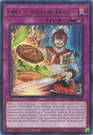 Chef’s Special Recipe (40) (WISU) - YuGiOh Single