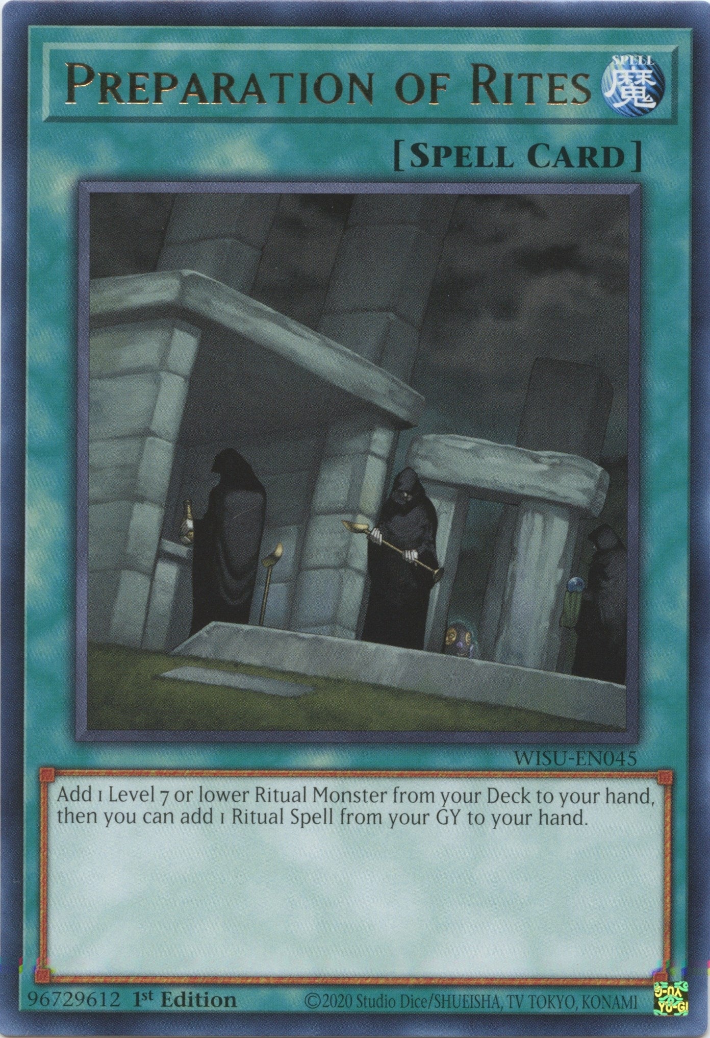 Preparation of Rites (45) (WISU) - YuGiOh Single