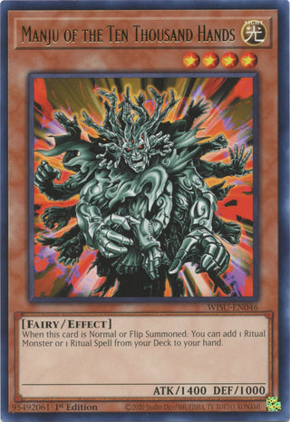 Manju of the Ten Thousand Hands (46) (WISU) - YuGiOh Single