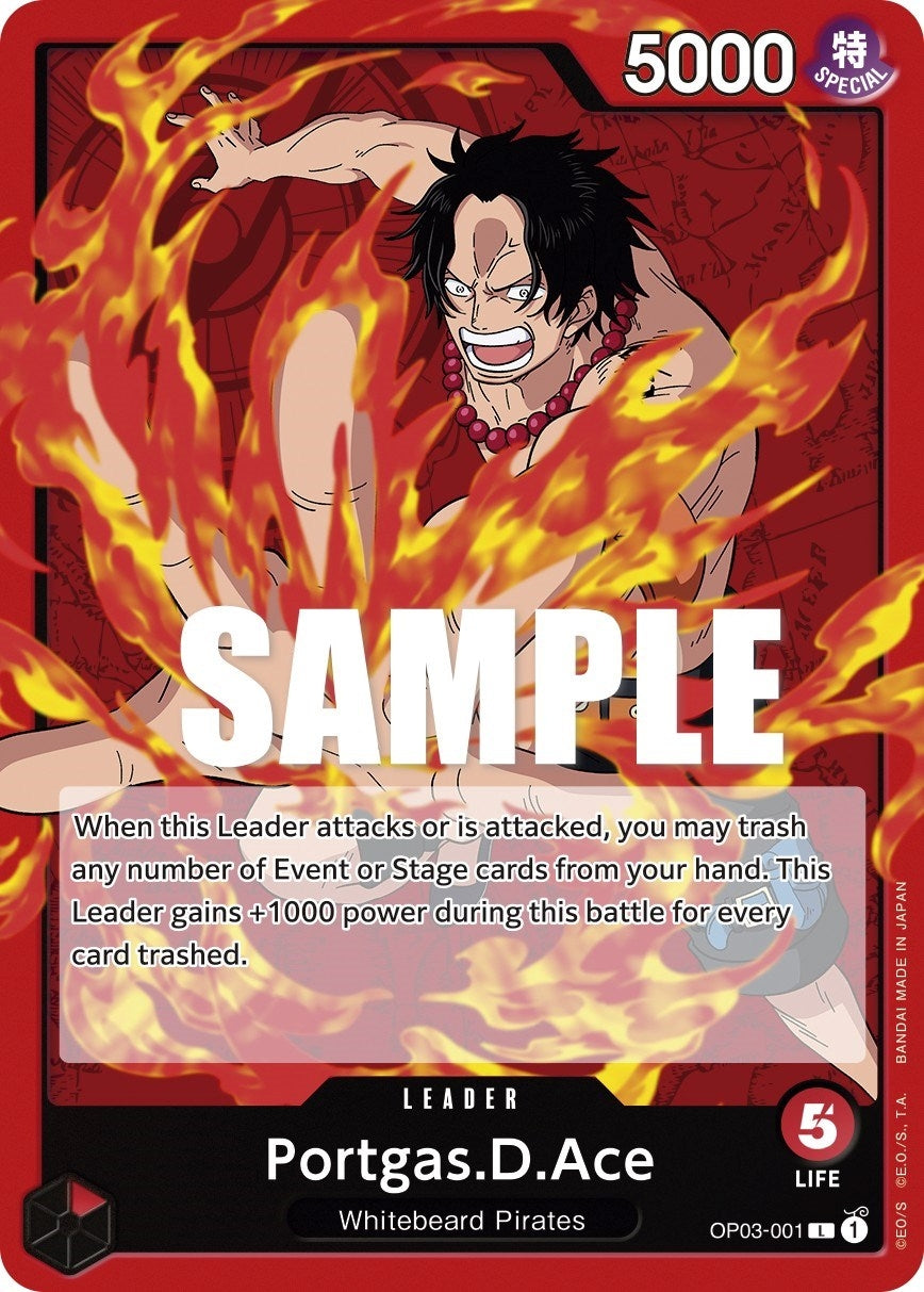Portgas.D.Ace (3001) (OP03) - One Piece Card Game Single