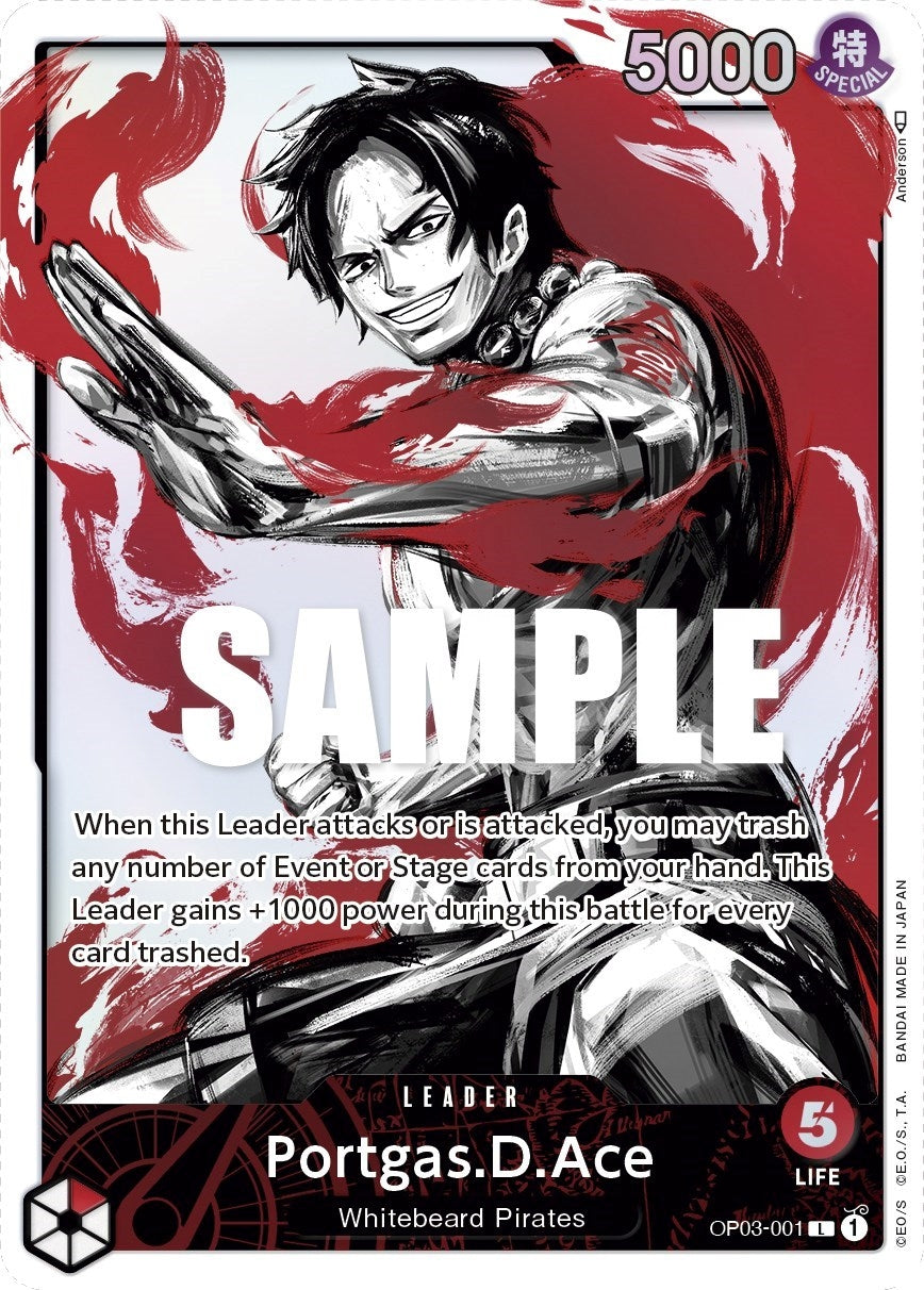 Portgas.D.Ace (Alternate Art) (3001) (OP03) - One Piece Card Game Single