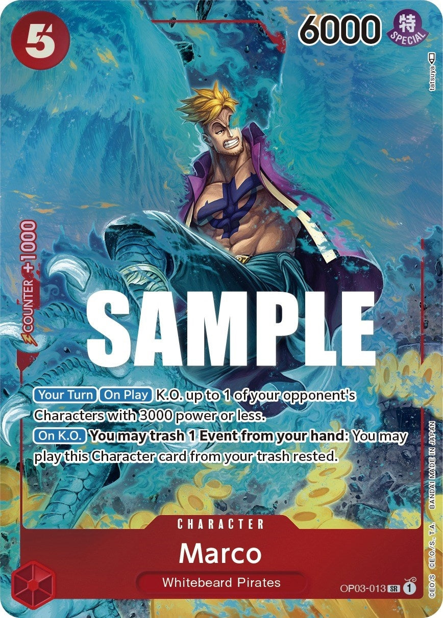 Marco (Alternate Art) (3013) (OP03) - One Piece Card Game Single