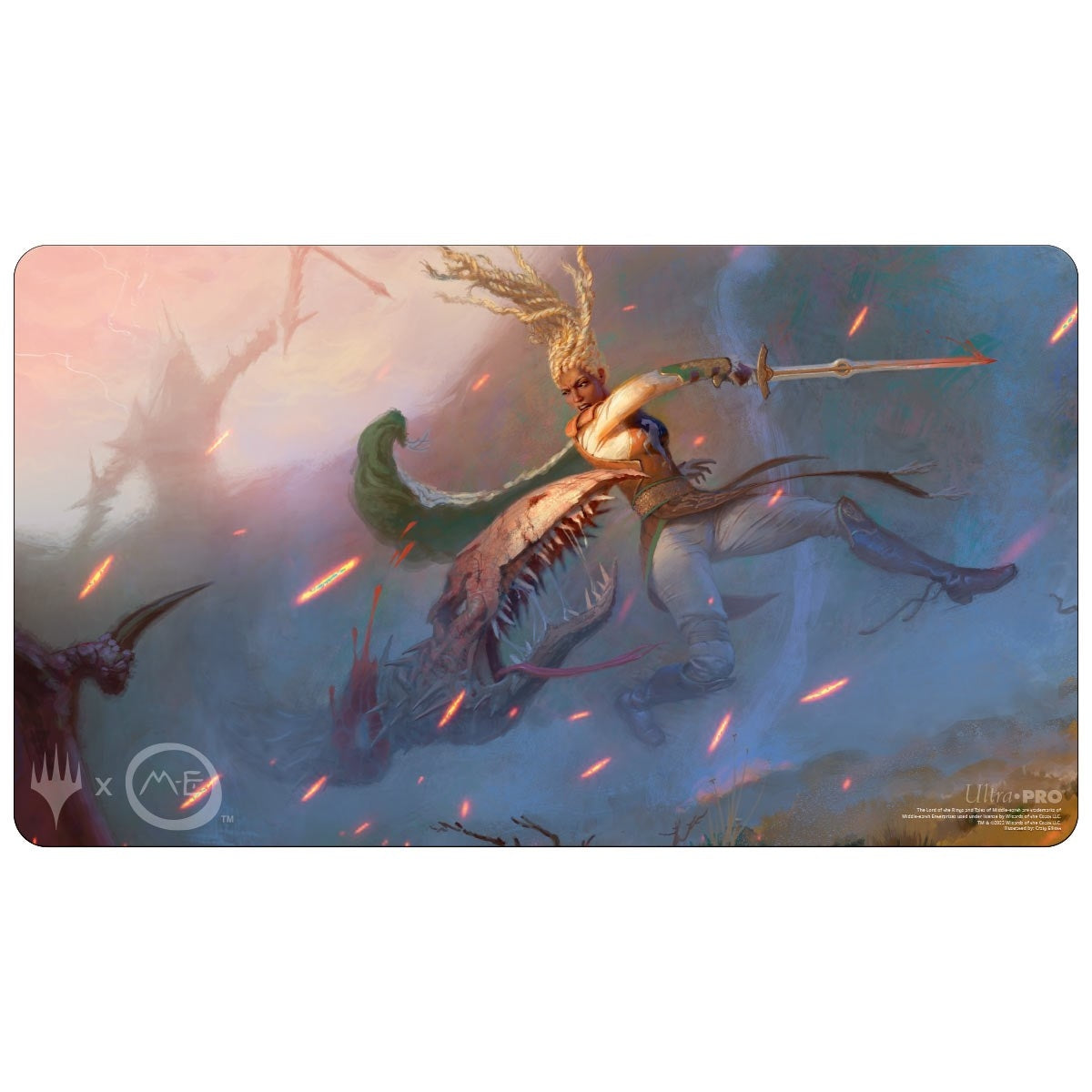 The Lord of the Rings: Tales of Middle-earth Eowyn Standard Gaming Playmat for Magic: The Gathering - Playmats Sealed