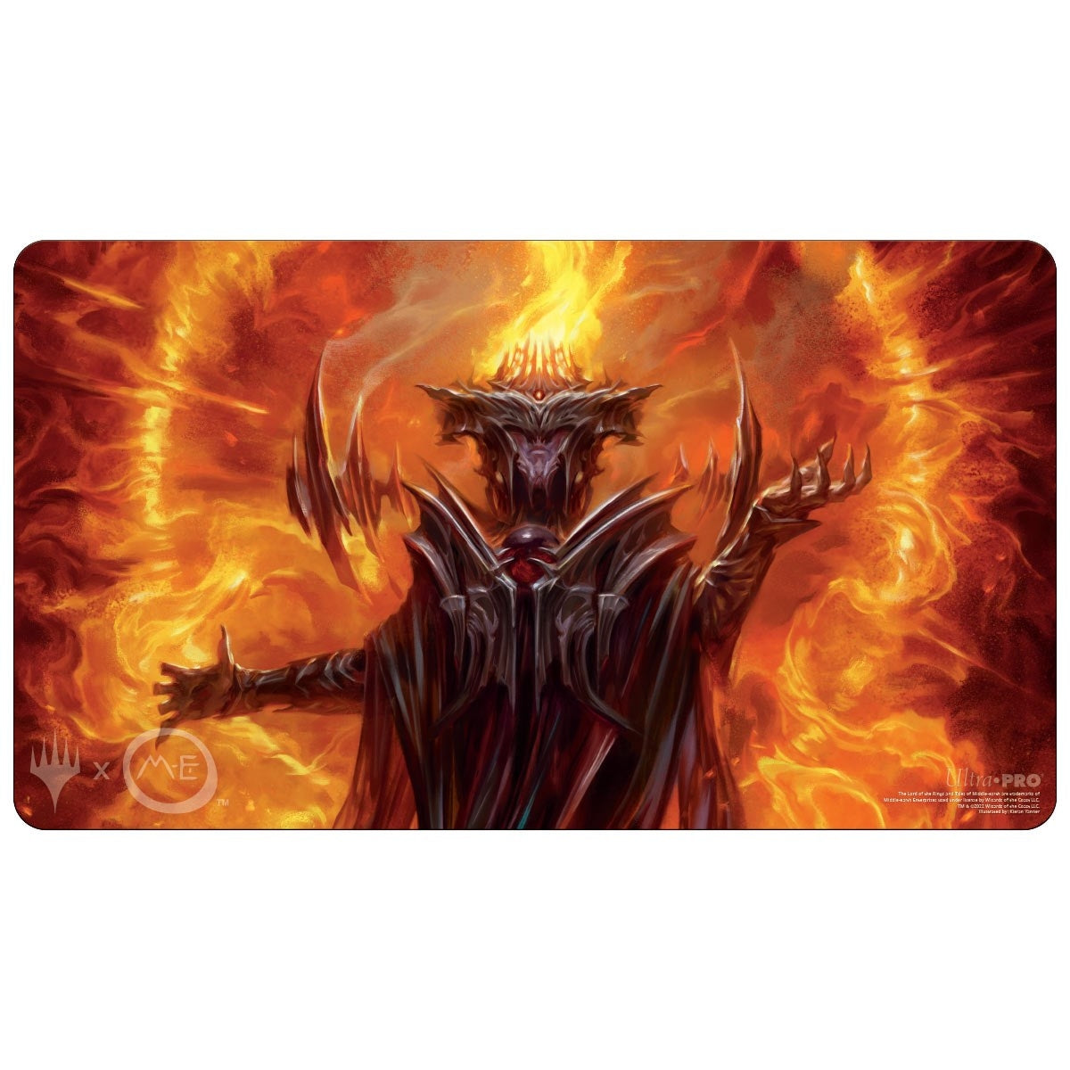 The Lord of the Rings: Tales of Middle-earth Sauron (V2) Standard Gaming Playmat for Magic: The Gathering - Playmats