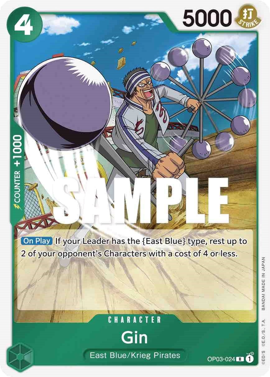 Gin (3024) (OP03) - One Piece Card Game Single