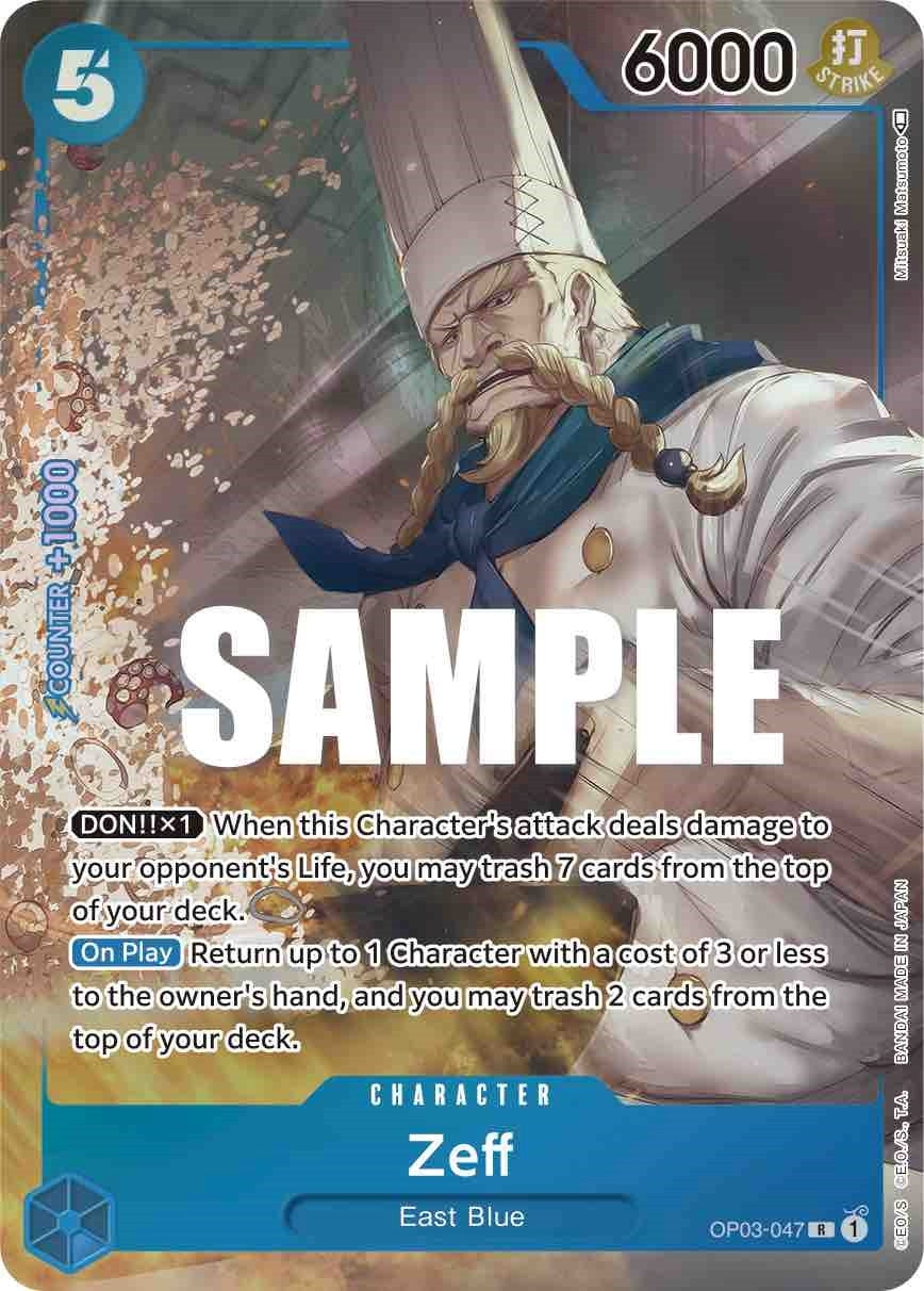 Zeff (Alternate Art) (3047) (OP03) - One Piece Card Game Single