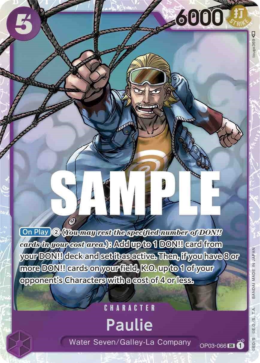 Paulie (3066) (OP03) - One Piece Card Game Single