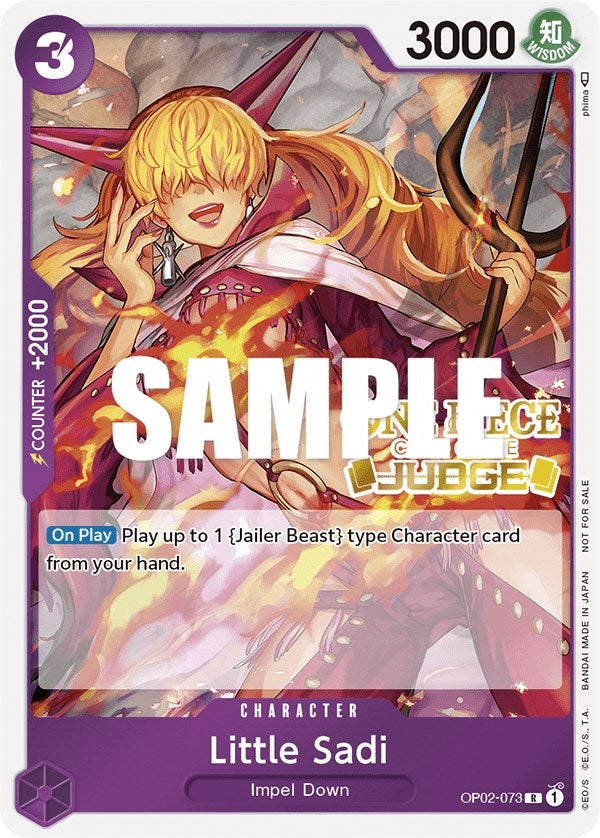 Little Sadi (Judge) (2073) (OP-PR) - One Piece Card Game Single