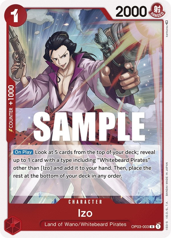 Izo (3003) (OP03) - One Piece Card Game Single